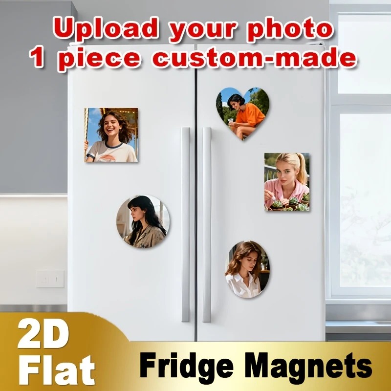 Home Decor Kitchen - Custom Photo Fridge Magnet 2D Flat