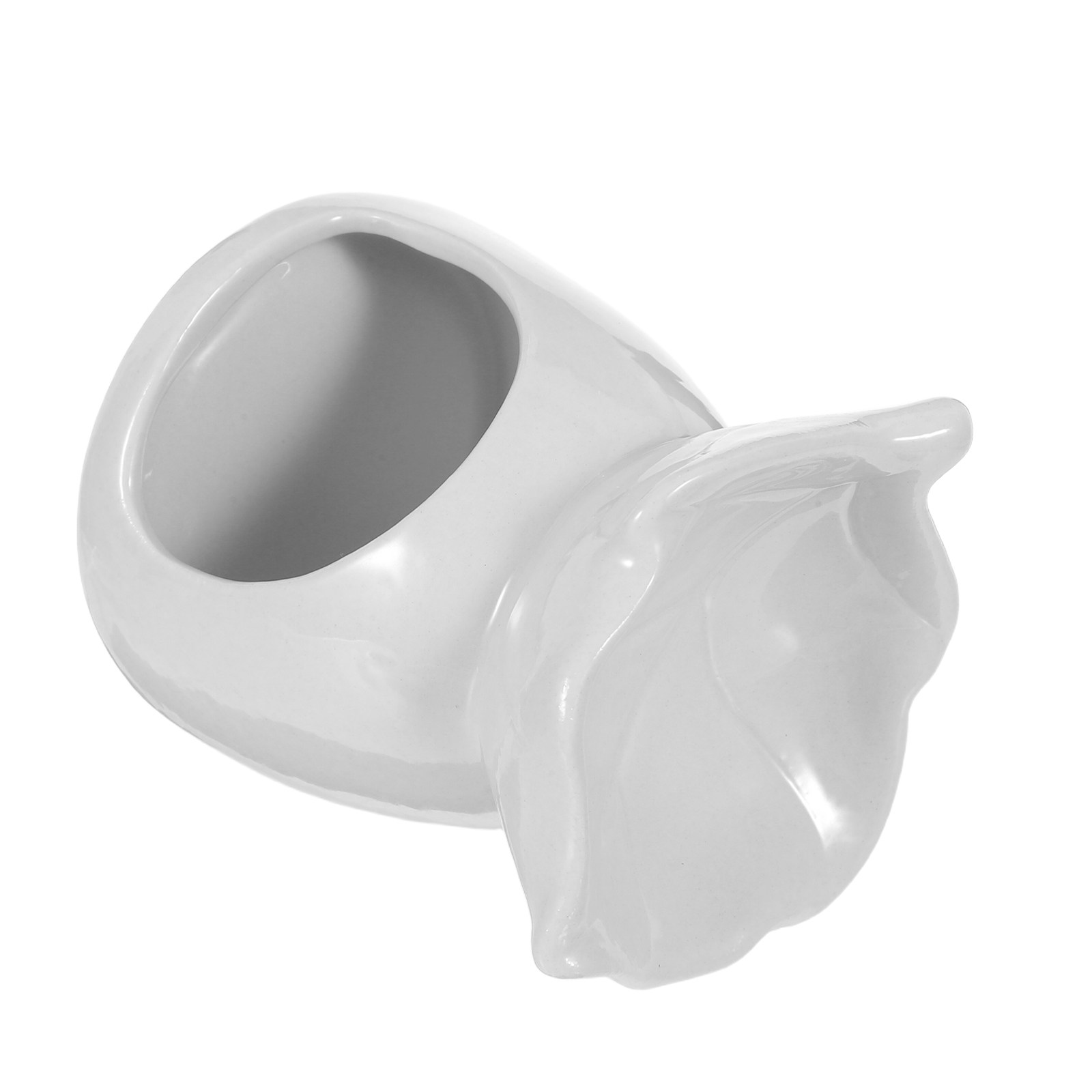 Home Decor Essentials - Ceramic Holder Elegant Leaf-Shaped Tea Light