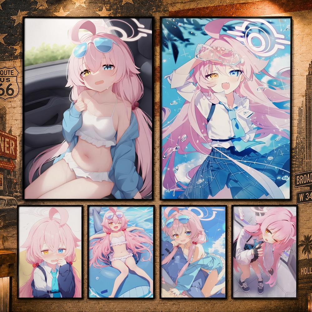 Home Decor Mobile Game - Mobile Game B-Blue ArchiveS Poster Vintage