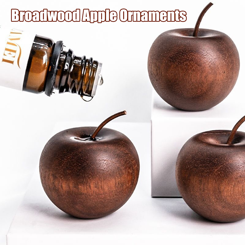 1PCS Of Wooden Apple Shaped Es - Home Decor Essentials 评论和价格