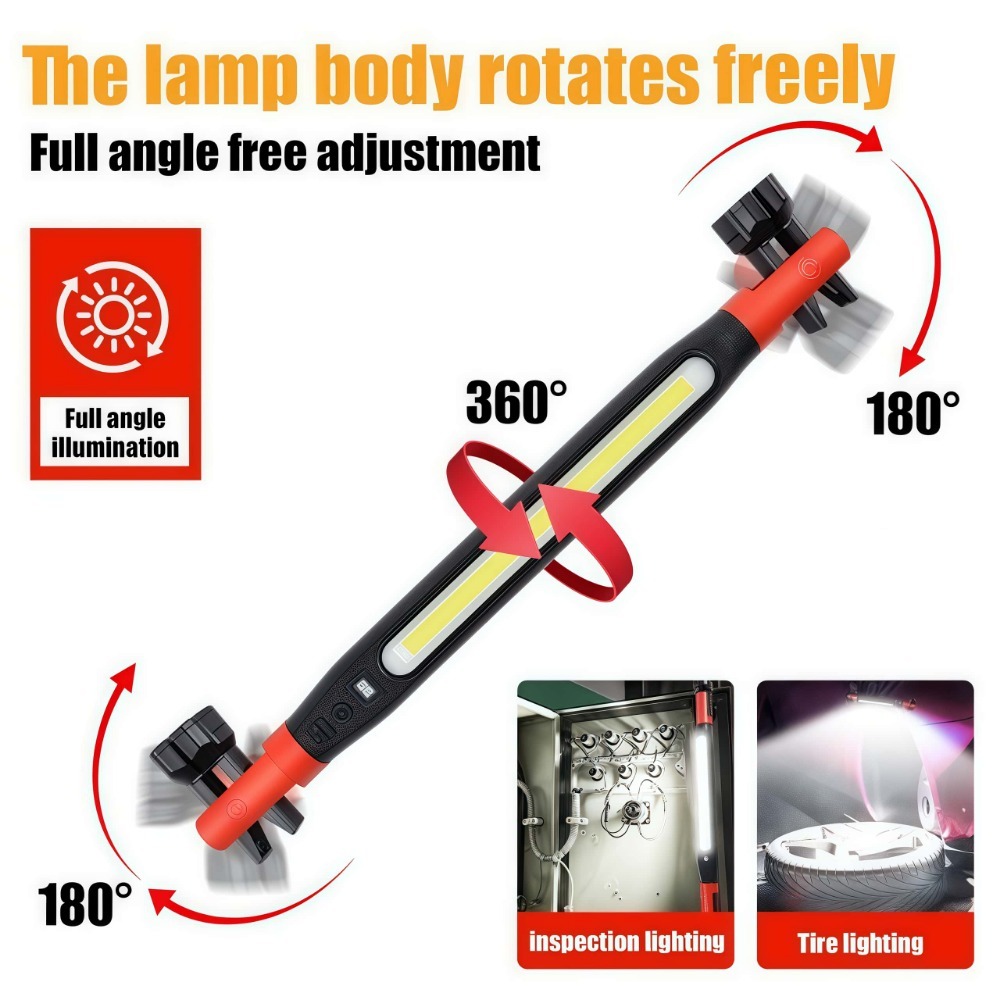 COB LED Work Light USB Recharg - Led Strip Lights 评论和价格