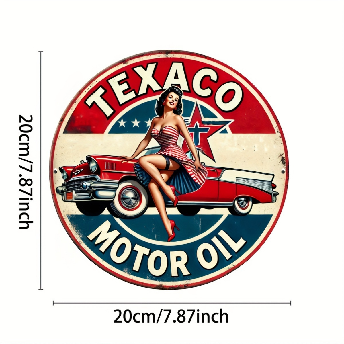 Texaco Motor Oil Vintage Alumi - Home Decor Essentials 评论和价格