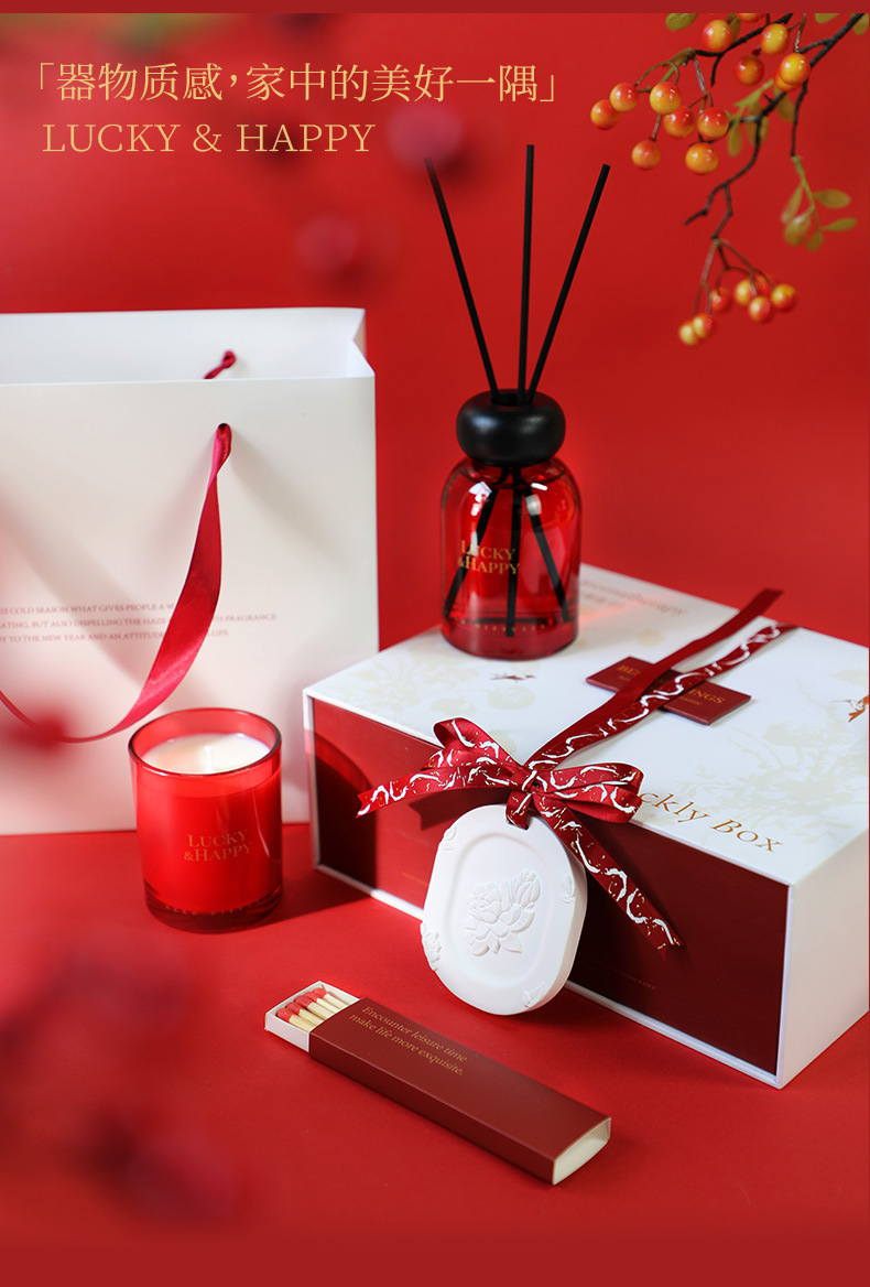 Scented candle gift box, house - Scented Candle Set 评论和价格
