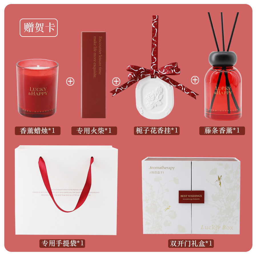 Scented candle gift box, house - Scented Candle Set 评论和价格