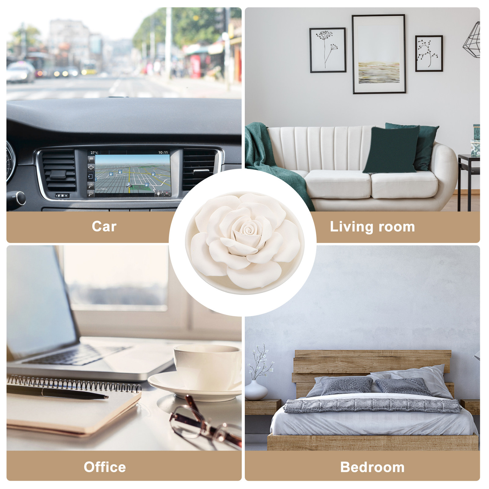 Portable Essential Oil Diffuse - Home Decor Essentials 评论和价格