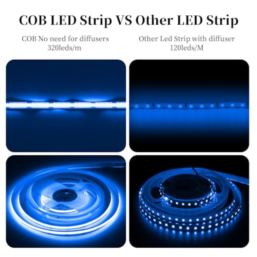 32.8ft/10M COB LED Light Strip - Led Strip Lights 评论和价格