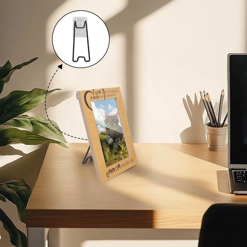 2‑Pack Self‑Adhesive Photo Fra - Home Decor Exhibition 评论和价格