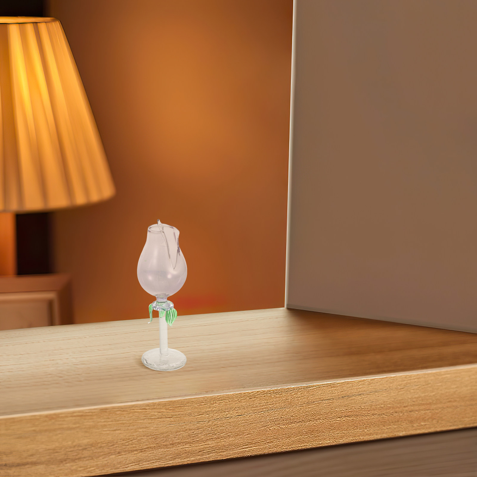 2Pcs Flower Shaped Glass Essen - Home Decor Essentials 评论和价格
