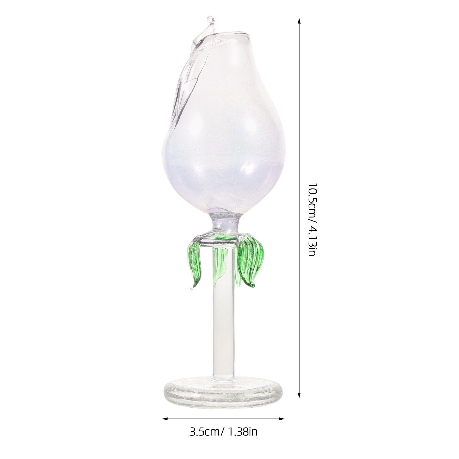 2Pcs Flower Shaped Glass Essen - Home Decor Essentials 评论和价格