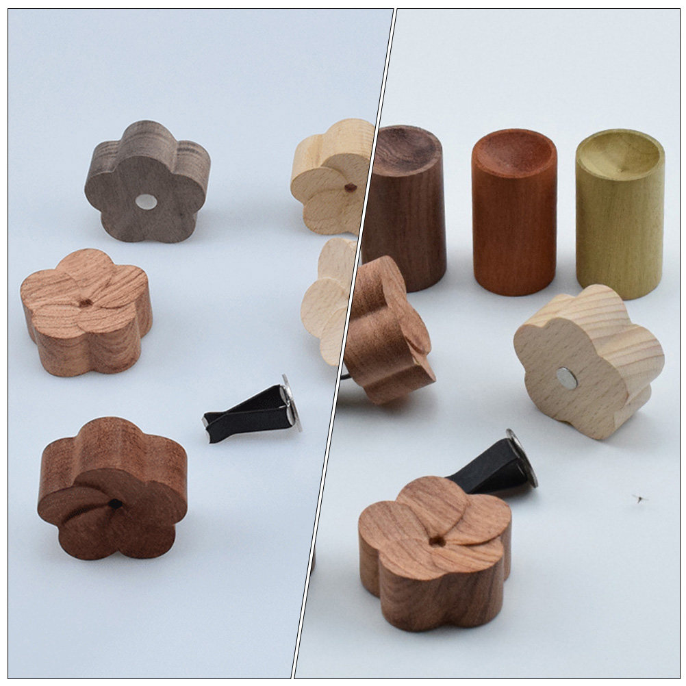 3Pcs Natural Wooden Essential  - Home Decor Essentials 评论和价格