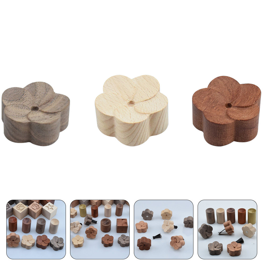3Pcs Natural Wooden Essential  - Home Decor Essentials 评论和价格