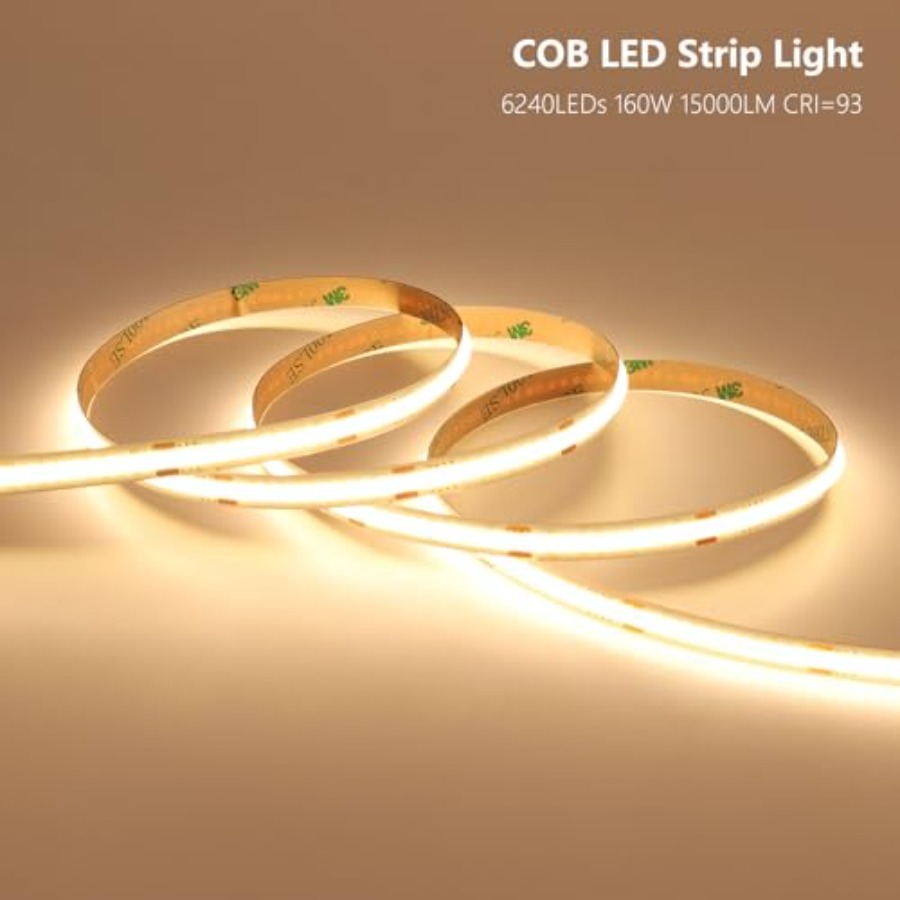 24V COB LED Strip Lights 65.6f - Led Strip Lights 评论和价格
