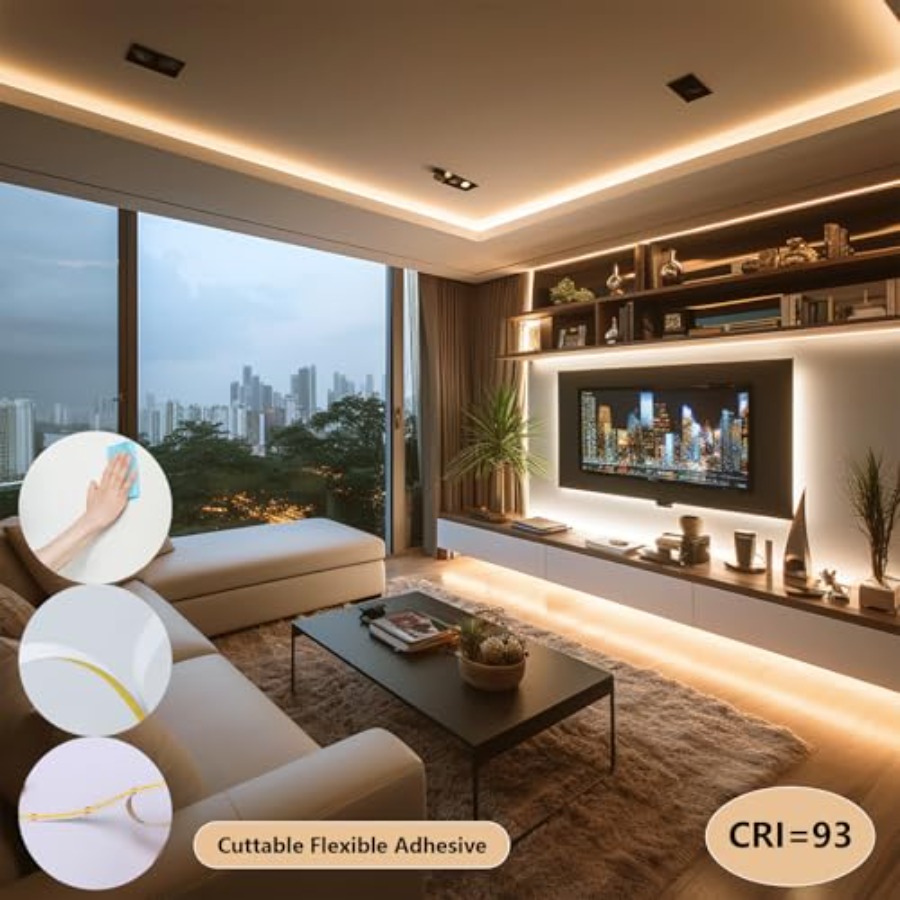 24V COB LED Strip Lights 65.6f - Led Strip Lights 评论和价格