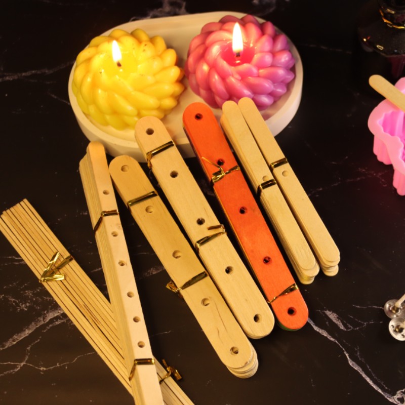 20pcs Wooden Candle Wick Holde - Scented Candle Set 评论和价格