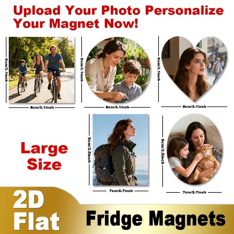 Custom Photo Fridge Magnet 2D  - Home Decor Kitchen 评论和价格