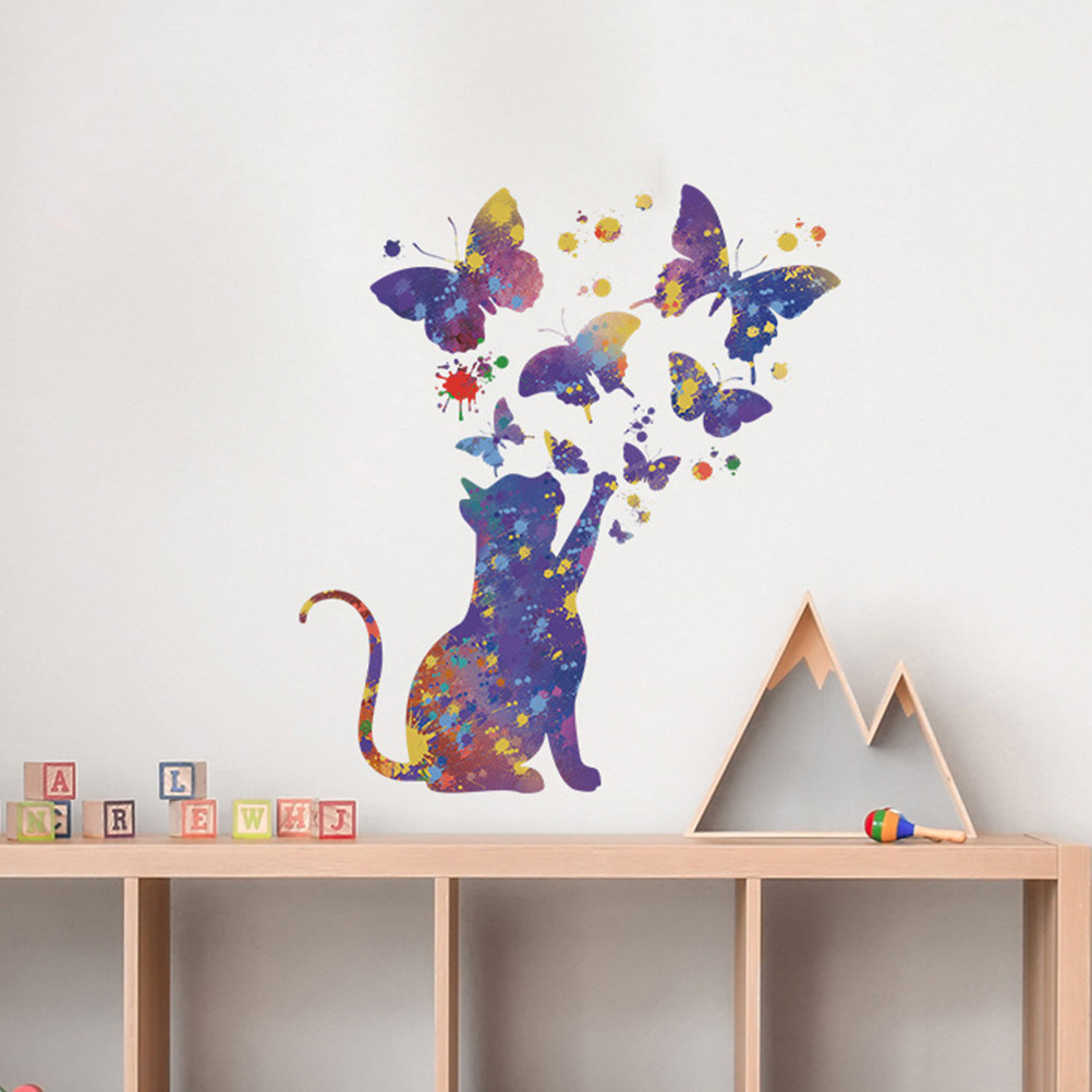 2 Sheets Cat Decal for Wall Bu - Home Decor Cat 评论和价格