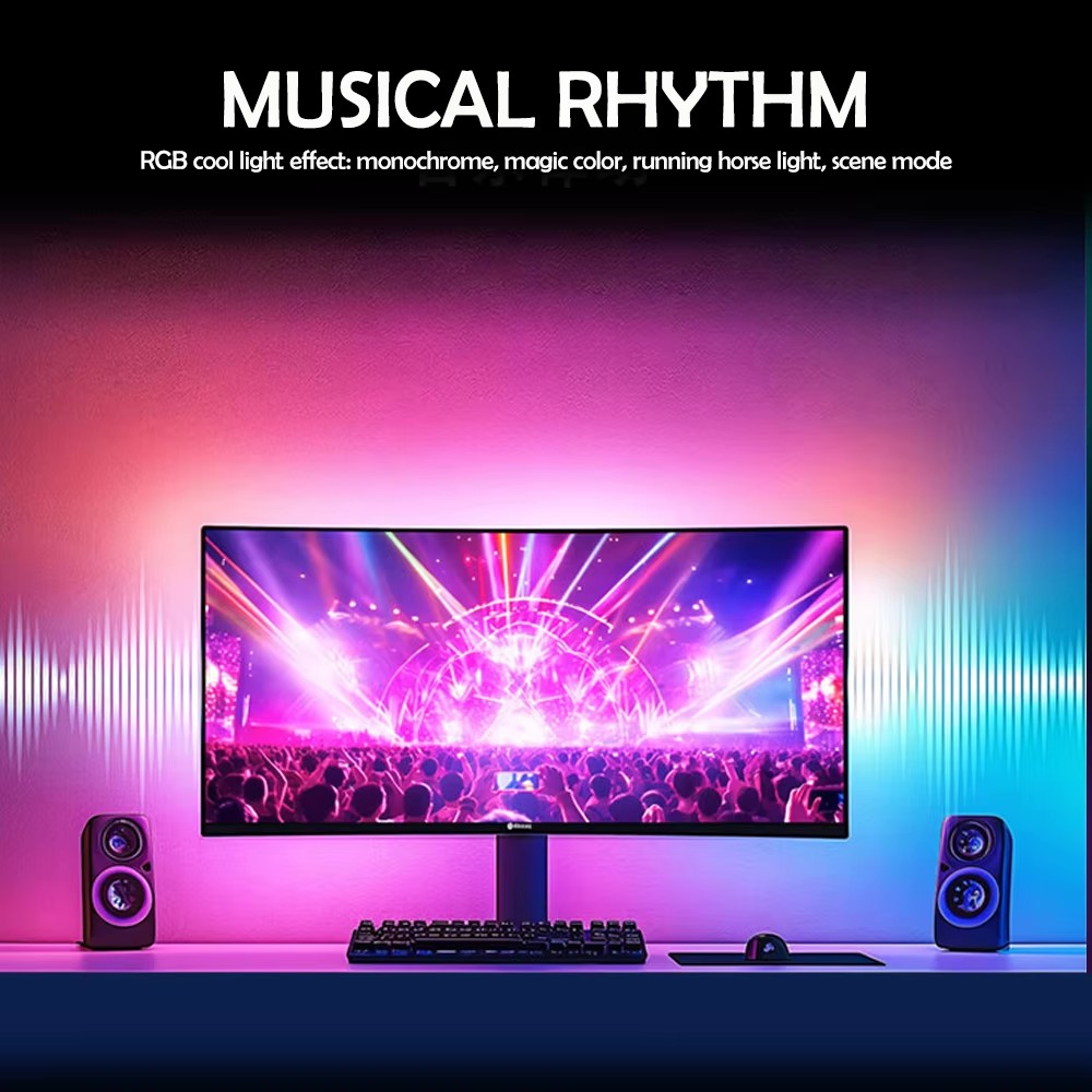 RGB Gaming Lights Strip Monito - Led Strip Lights 评论和价格