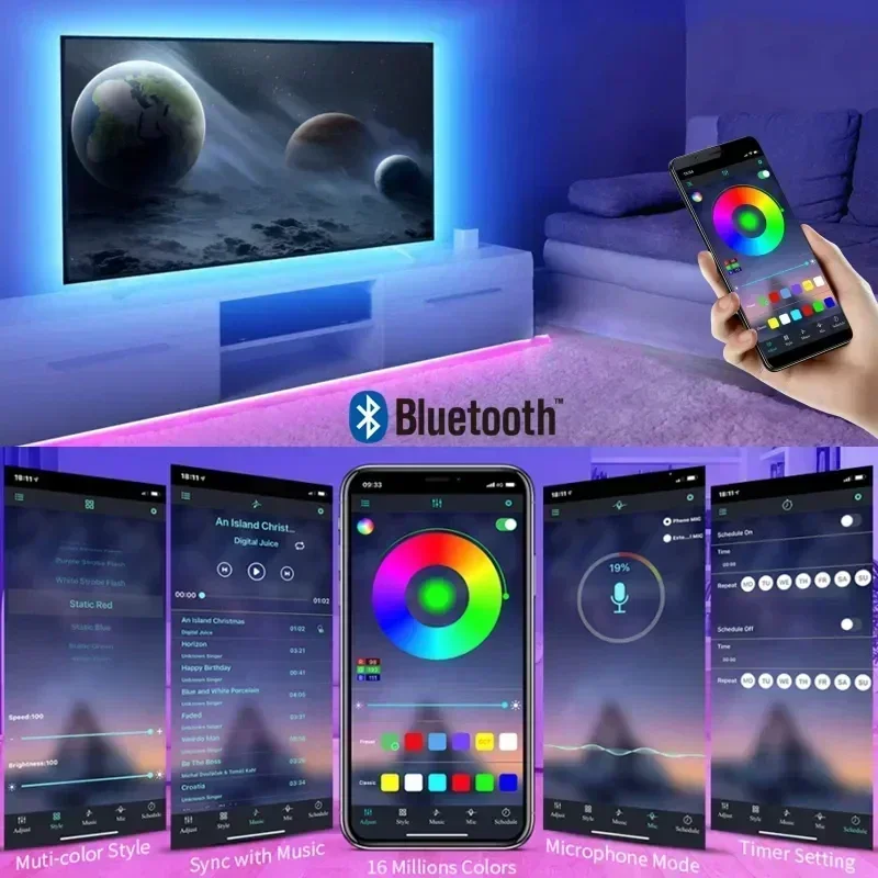 Smart RGB LED Gaming Light Str - Led Strip Lights 评论和价格