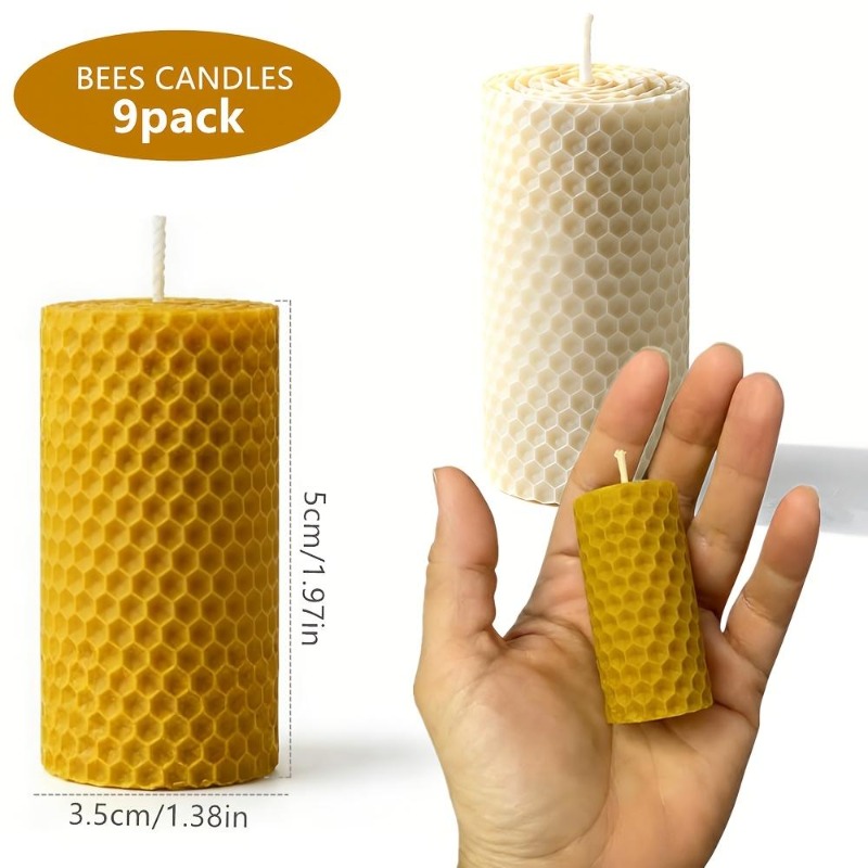 9-piece set of handmade rolled - Home Decor Essentials 评论和价格