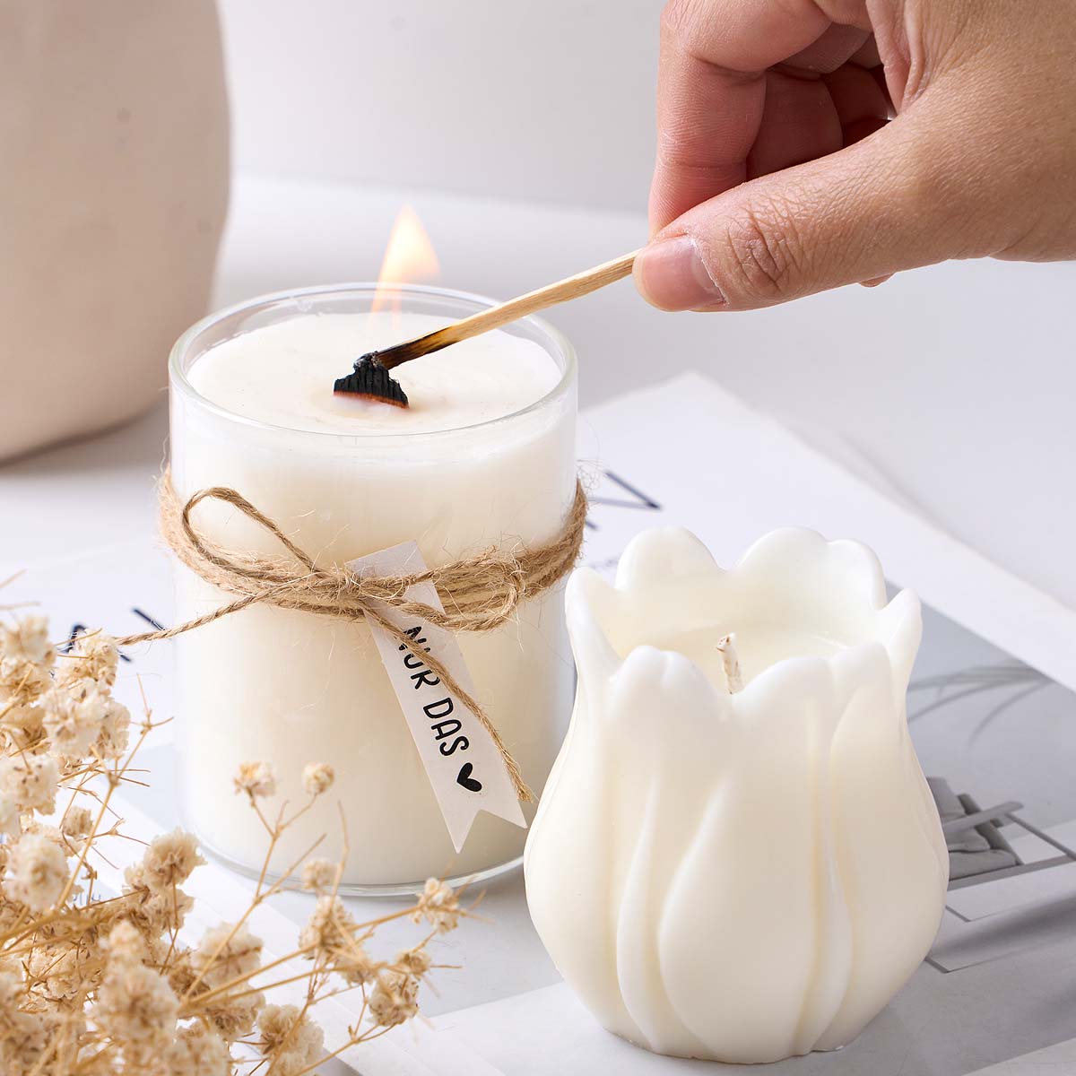 10cm 20cm Smokeless Candle Wic - Scented Candle Set 评论和价格