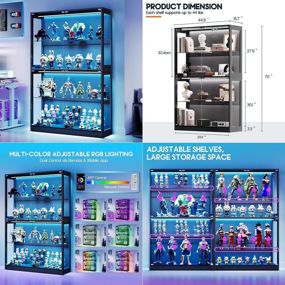 Cabinet with LED Light Strips, - Led Strip Lights 评论和价格