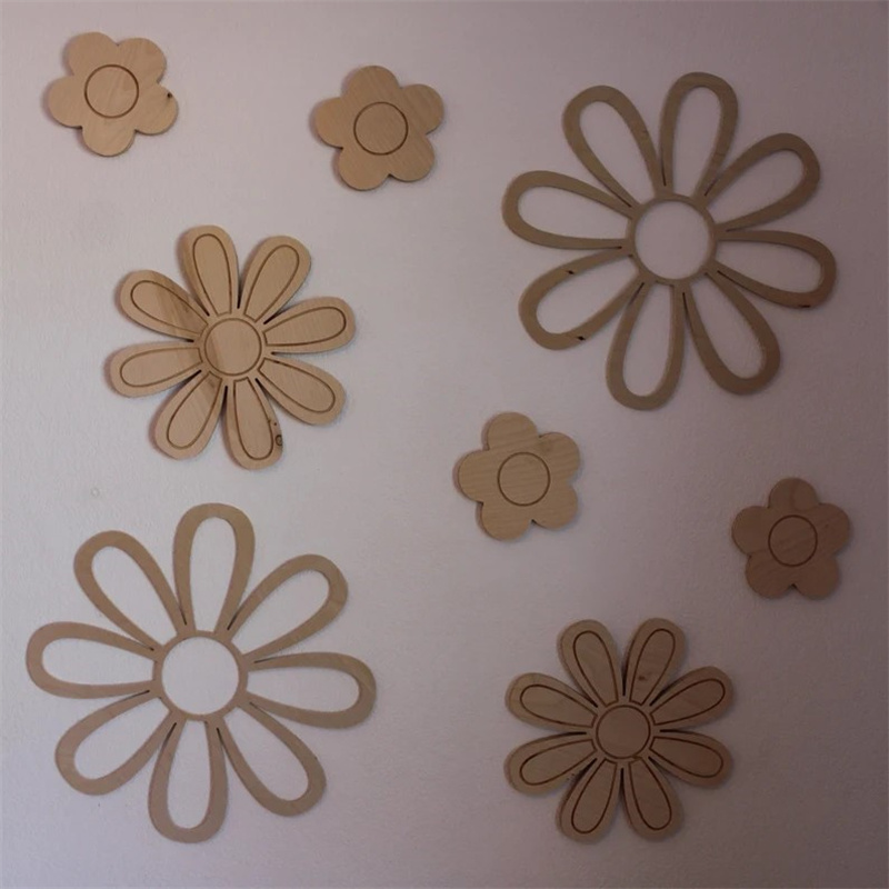 Ins Wooden Daisy Wall Flowers  - Home Decor Daisy 评论和价格