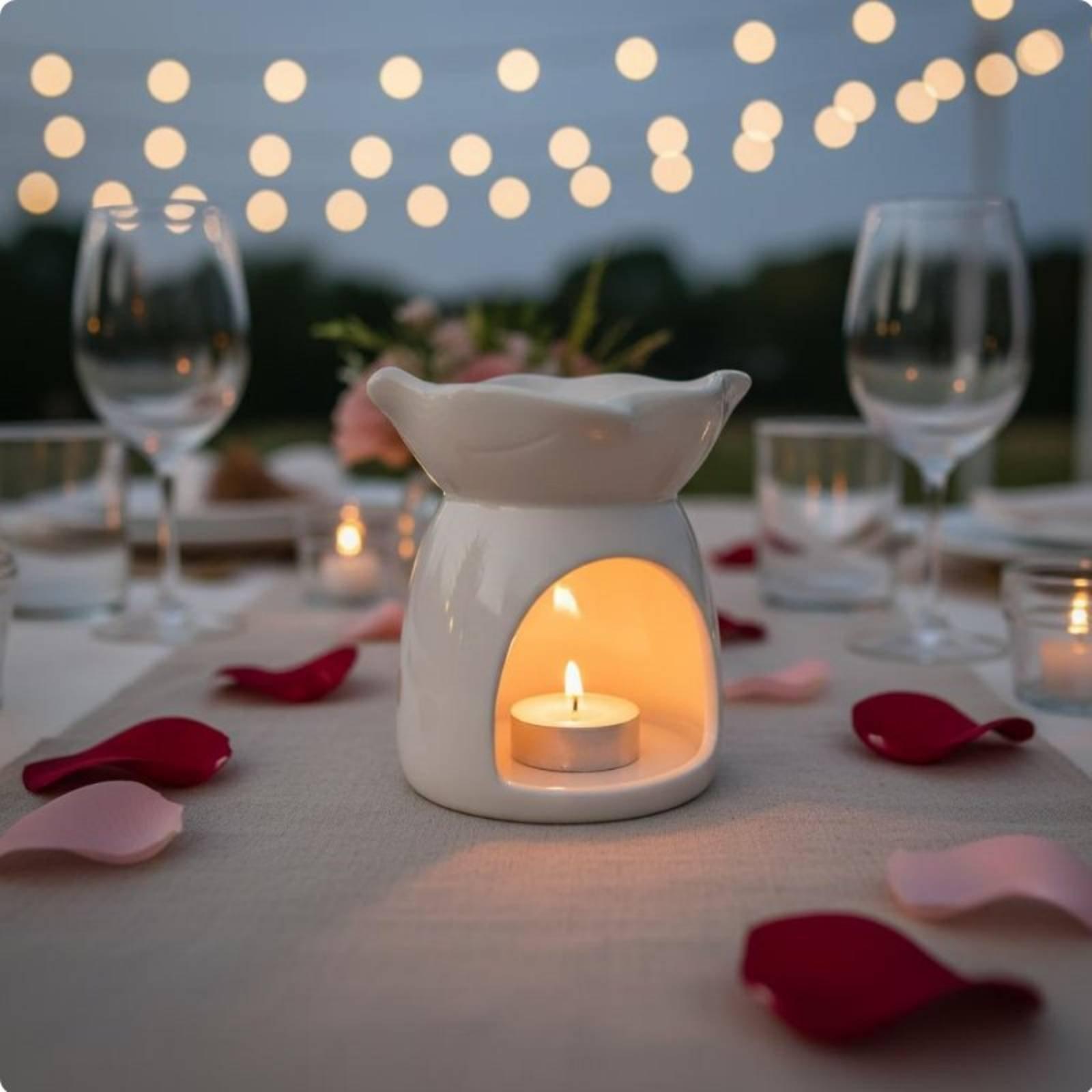 Ceramic Scented Candle Holder  - Home Decor Essentials 评论和价格