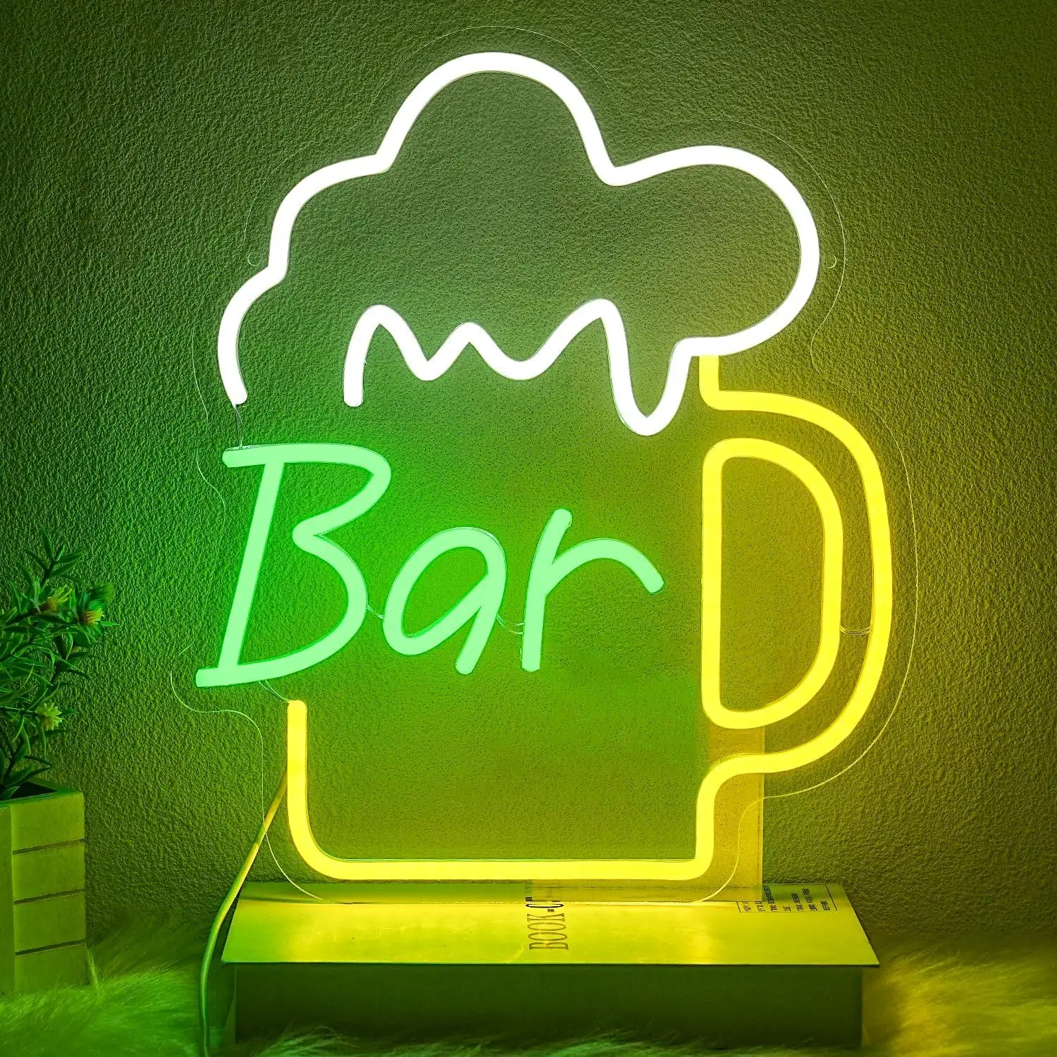 Beer Bar Neon Sign USB Dimmabl - Home Decor Kitchen 评论和价格