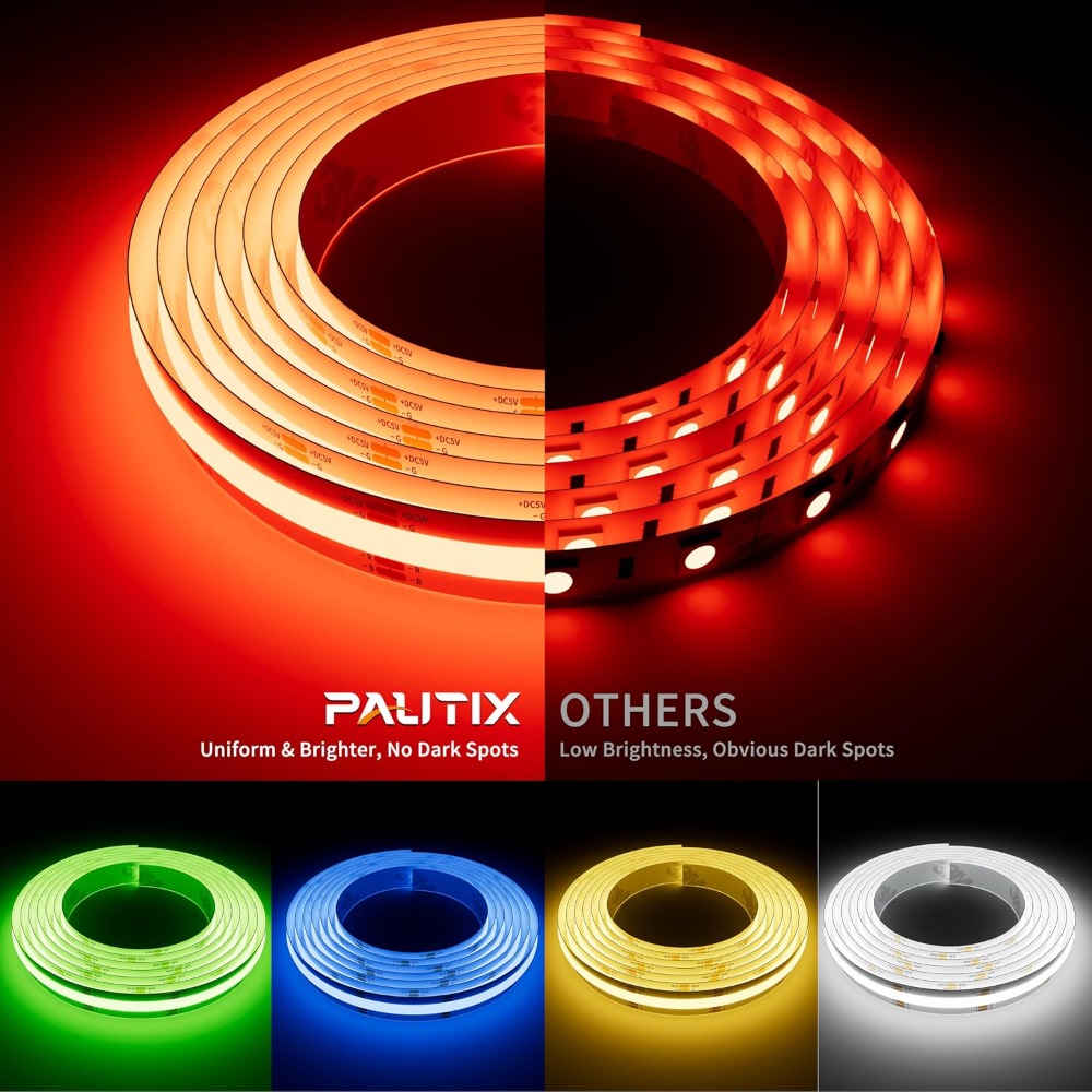 5V USB COB RGB LED Strip Light - Led Strip Lights 评论和价格