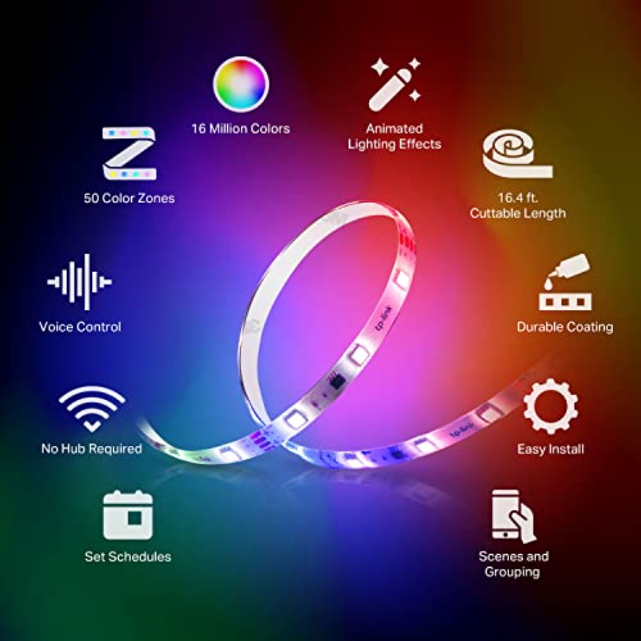 LED Light Strip, 50 Color Zone - Led Strip Lights 评论和价格