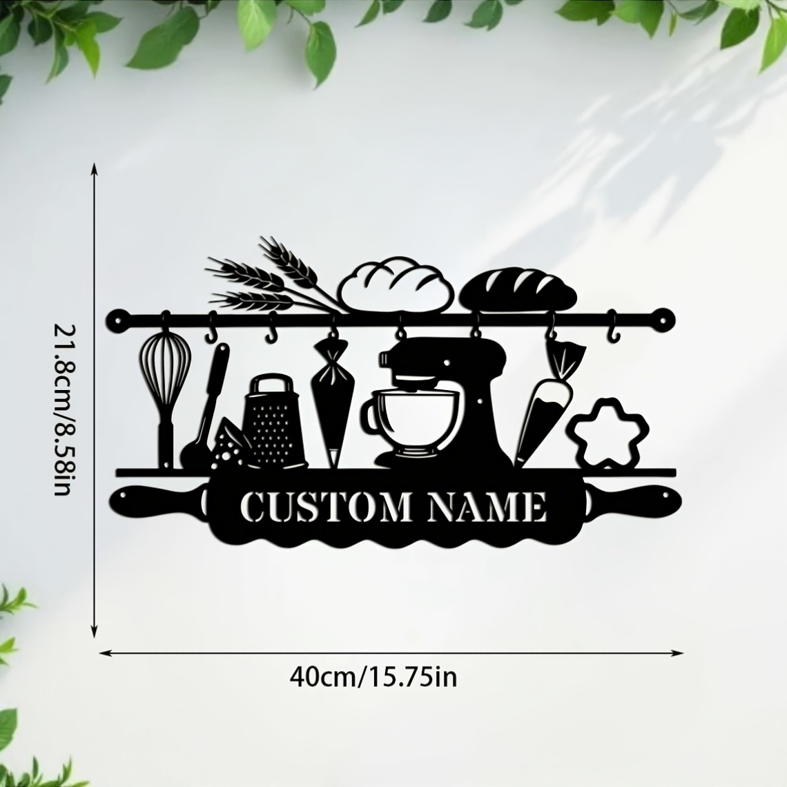 Personalized Kitchen Iron Wall - Home Decor Kitchen 评论和价格
