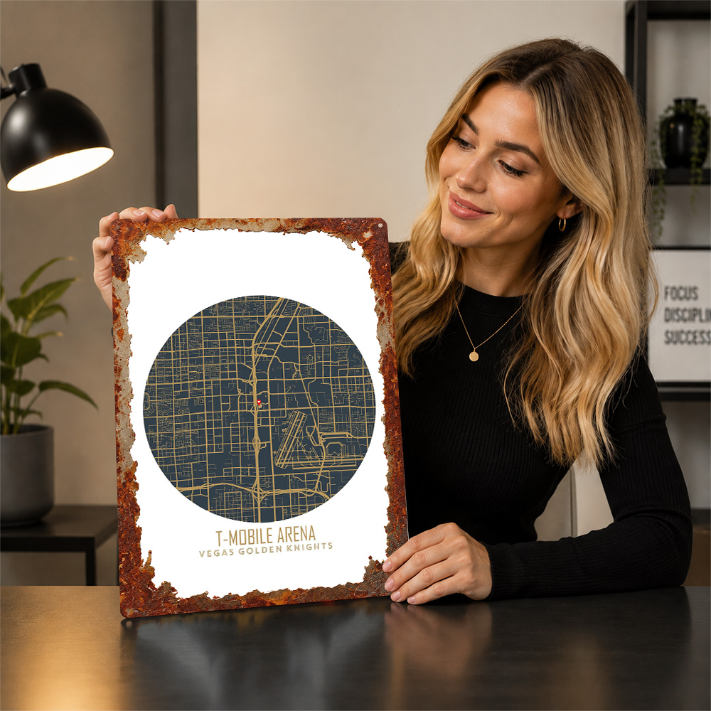 T Mobile Arena Map Poster Venu - Home Decor Mobile Game 评论和价格