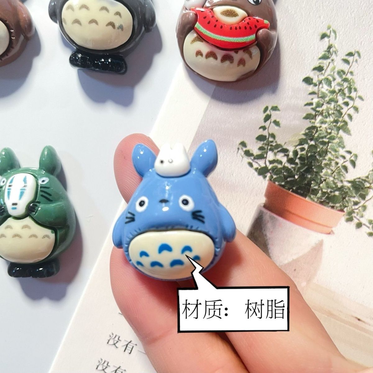 Totoro Anime Resin Fridge Magn - Home Decor Kitchen 评论和价格