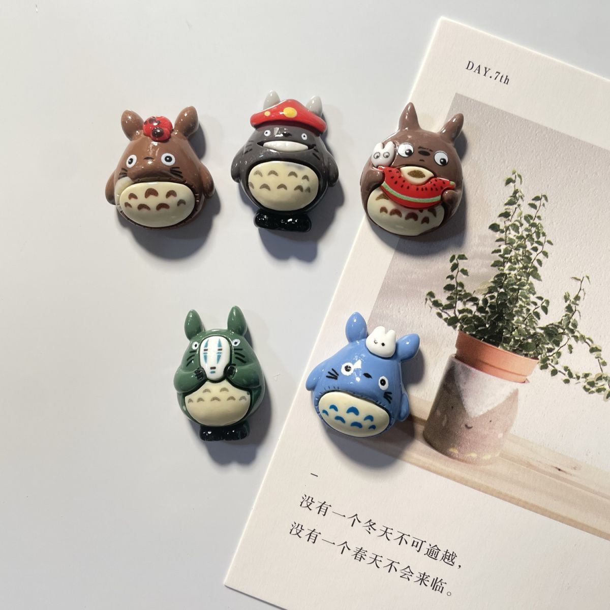 Totoro Anime Resin Fridge Magn - Home Decor Kitchen 评论和价格