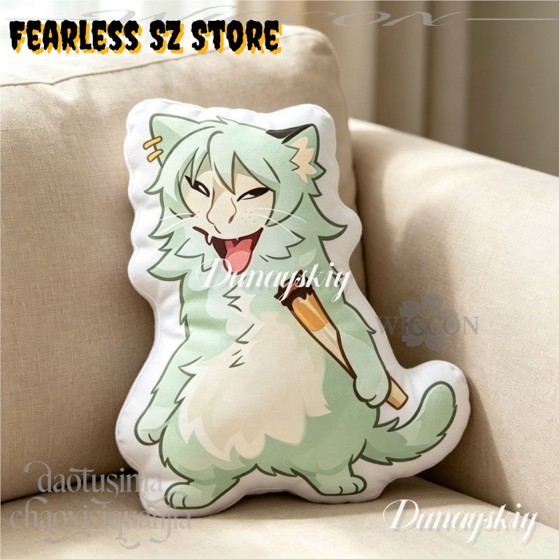 Chainsmoker Cat Q Version Doll - Home Decor Cat 评论和价格