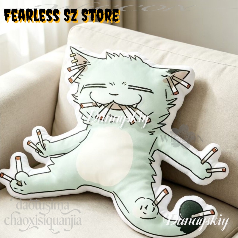 Chainsmoker Cat Q Version Doll - Home Decor Cat 评论和价格