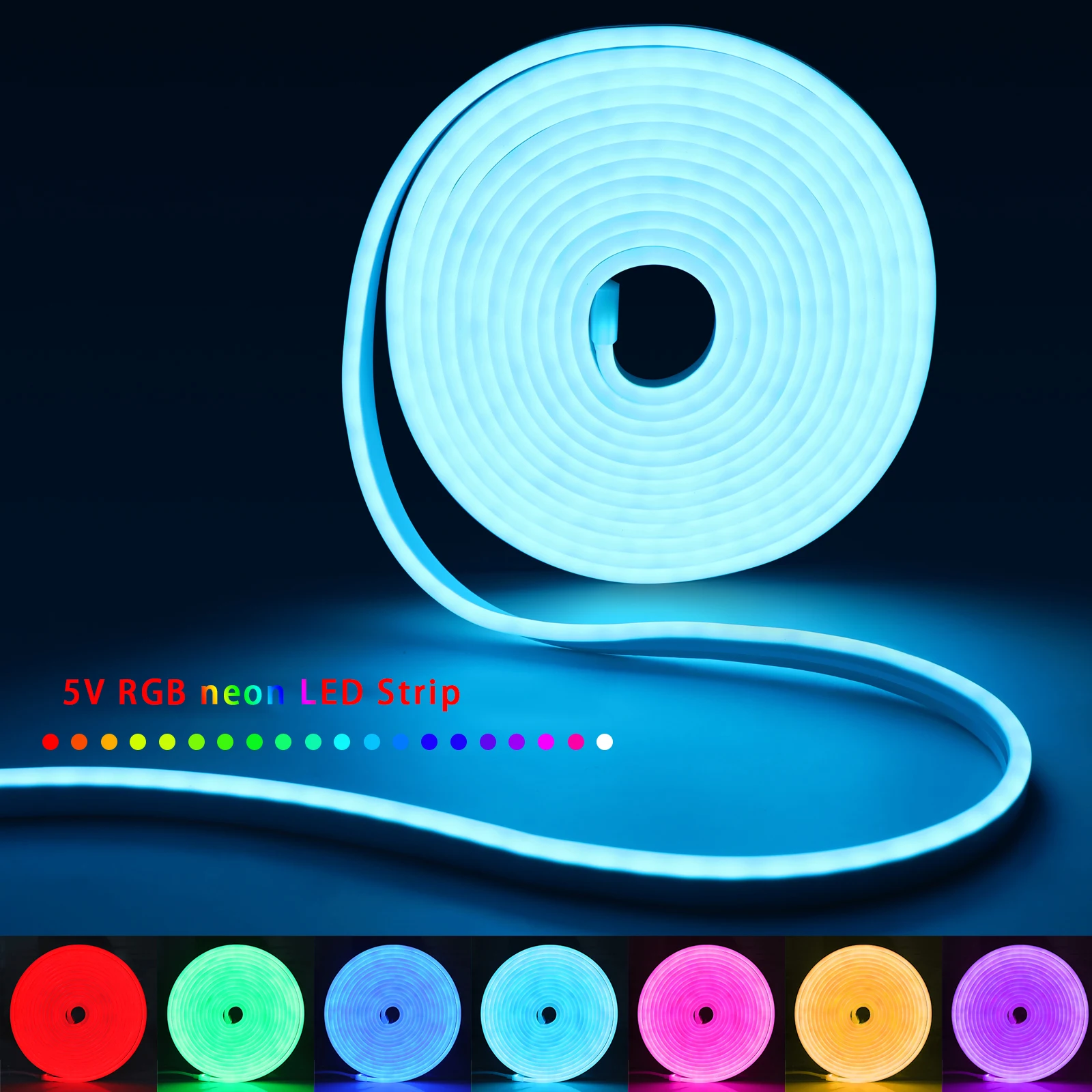 1-5m RGB LED Neon Strip Light  - Led Strip Lights 评论和价格
