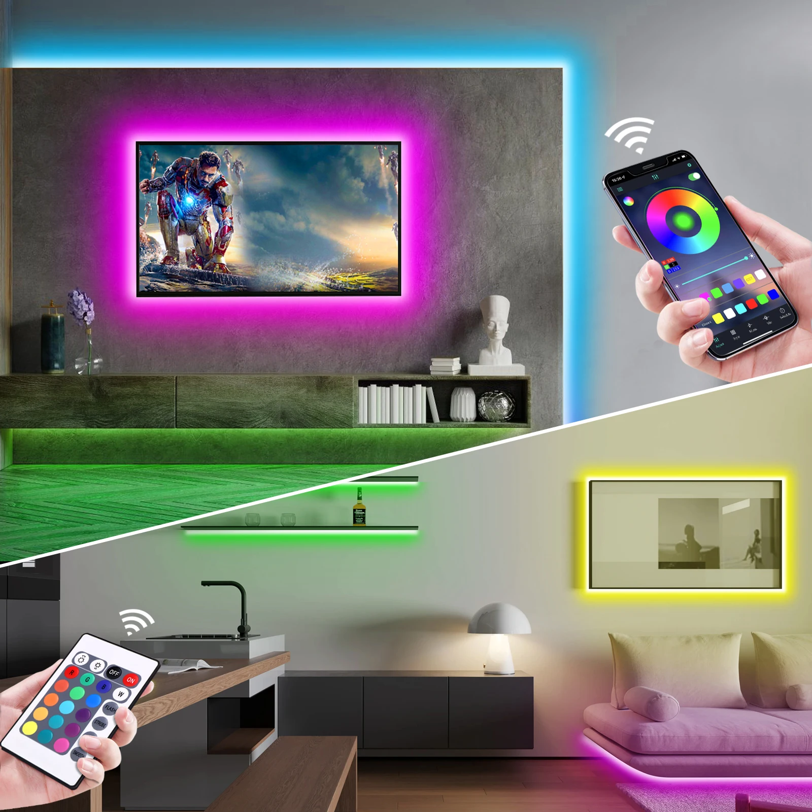 1-5m RGB LED Neon Strip Light  - Led Strip Lights 评论和价格